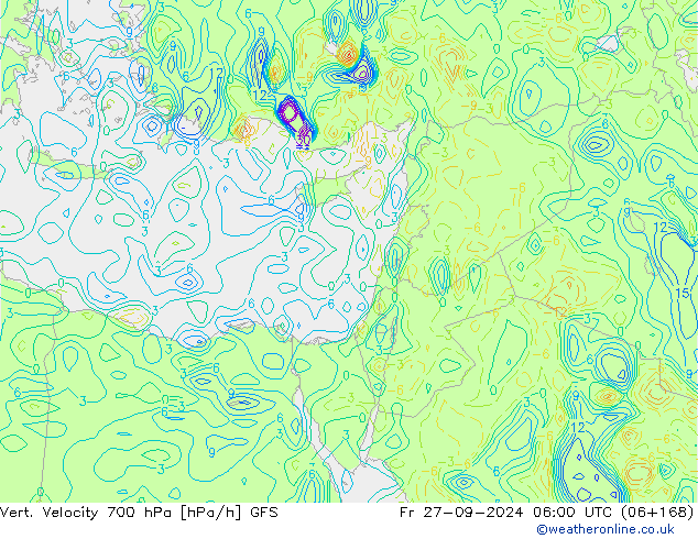 Vert. Velocity 700 hPa GFS septembre 2024