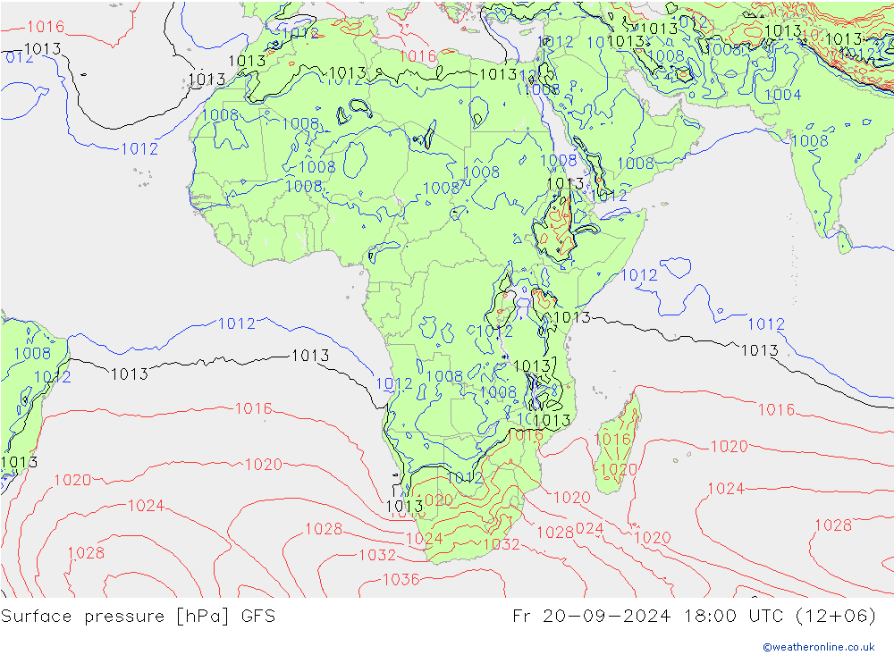 GFS: Cu 20.09.2024 18 UTC