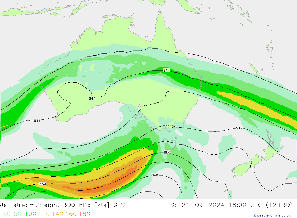 джет GFS сб 21.09.2024 18 UTC