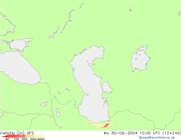 Visibilidad GFS lun 30.09.2024 12 UTC