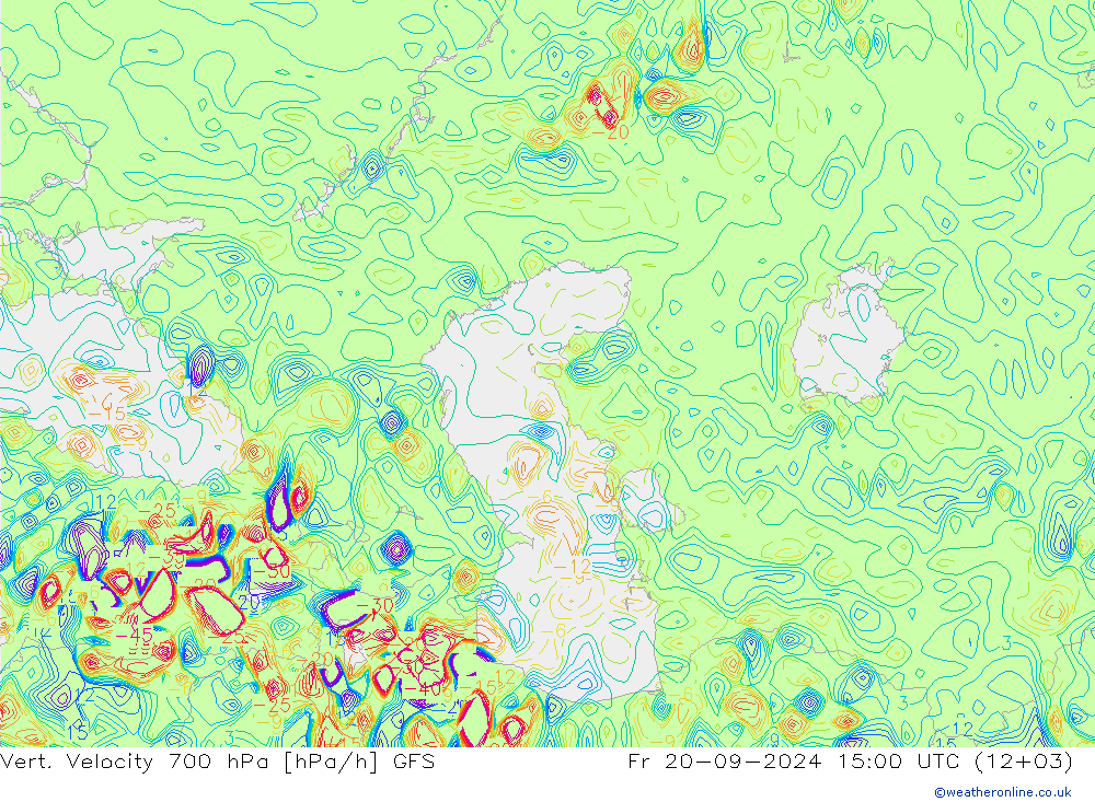 Vert. Velocity 700 hPa GFS Fr 20.09.2024 15 UTC