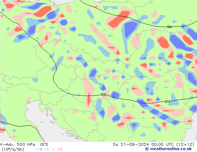 V-Adv. 500 hPa GFS  21.09.2024 00 UTC