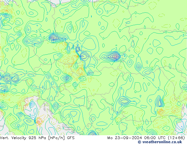 Vert. Velocity 925 hPa GFS Seg 23.09.2024 06 UTC