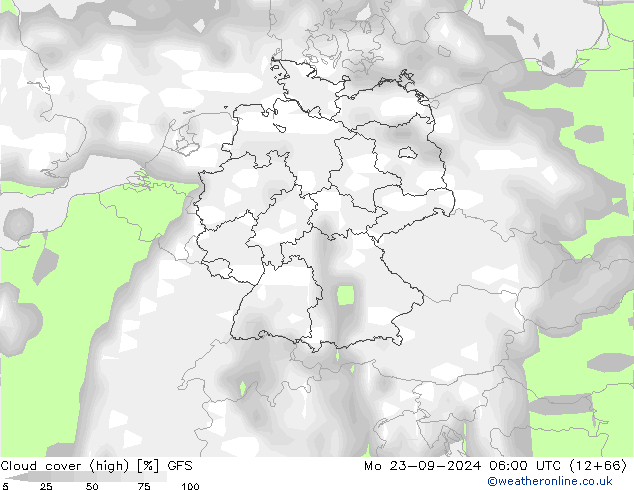 Bulutlar (yüksek) GFS Pzt 23.09.2024 06 UTC