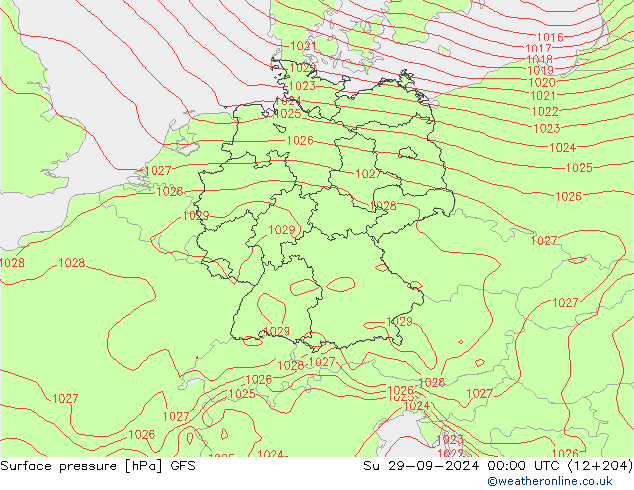 GFS: Su 29.09.2024 00 UTC