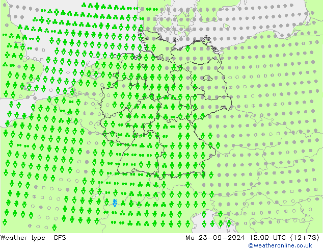 вид осадков GFS пн 23.09.2024 18 UTC