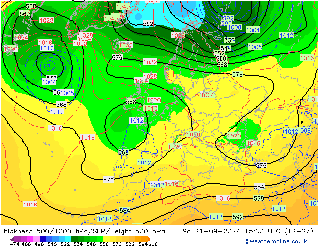 Thck 500-1000hPa GFS  2024