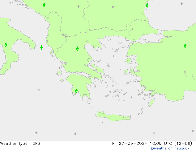 Weather type GFS Fr 20.09.2024 18 UTC