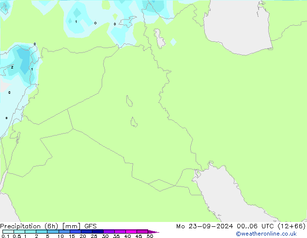 Z500/Rain (+SLP)/Z850 GFS Mo 23.09.2024 06 UTC