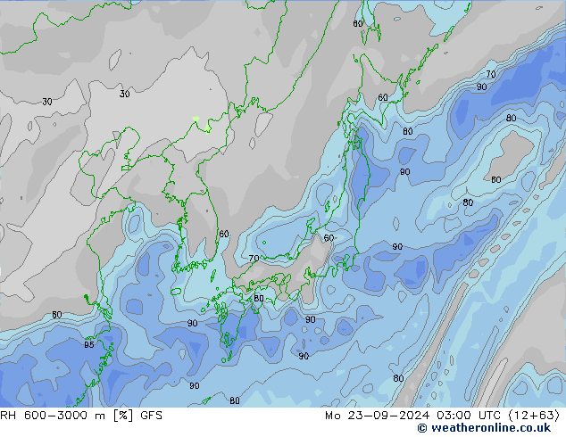 600-3000 m Nispi Nem GFS Pzt 23.09.2024 03 UTC