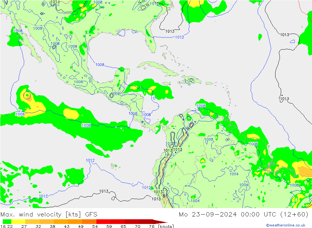 Max. wind velocity GFS Seg 23.09.2024 00 UTC