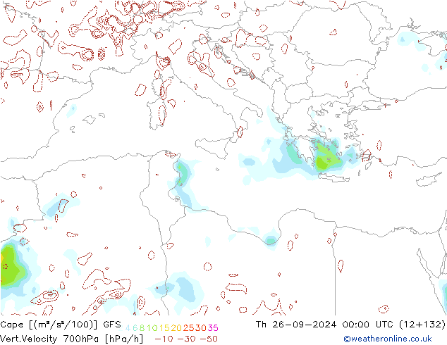 Cape GFS September 2024