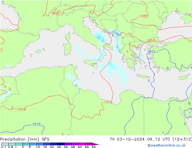 GFS: Th 03.10.2024 12 UTC