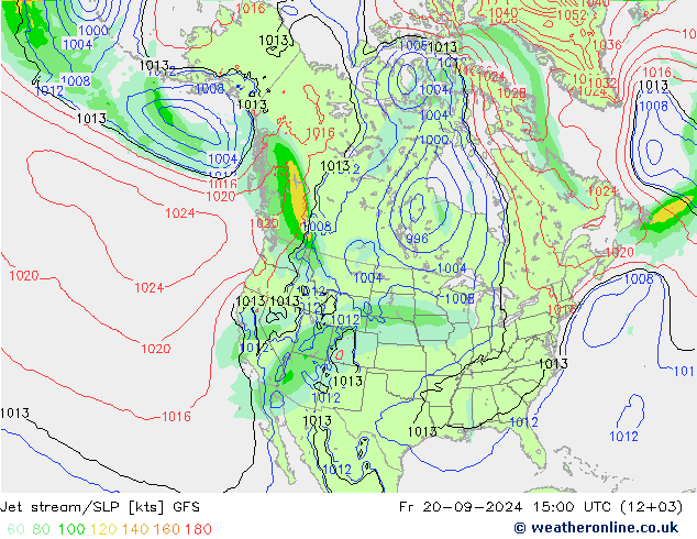 Polarjet/Bodendruck GFS Fr 20.09.2024 15 UTC