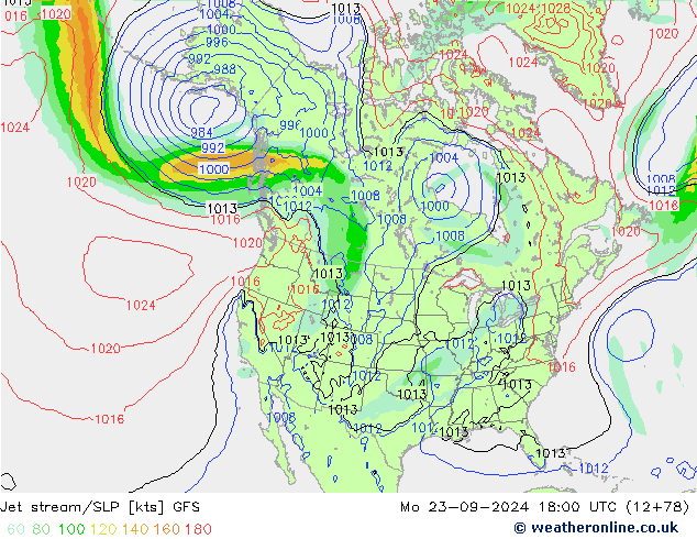 Courant-jet GFS septembre 2024