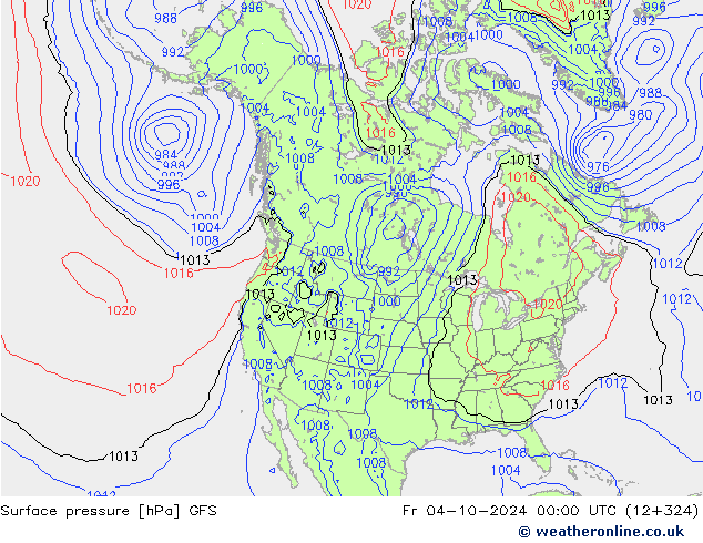 GFS: Pá 04.10.2024 00 UTC