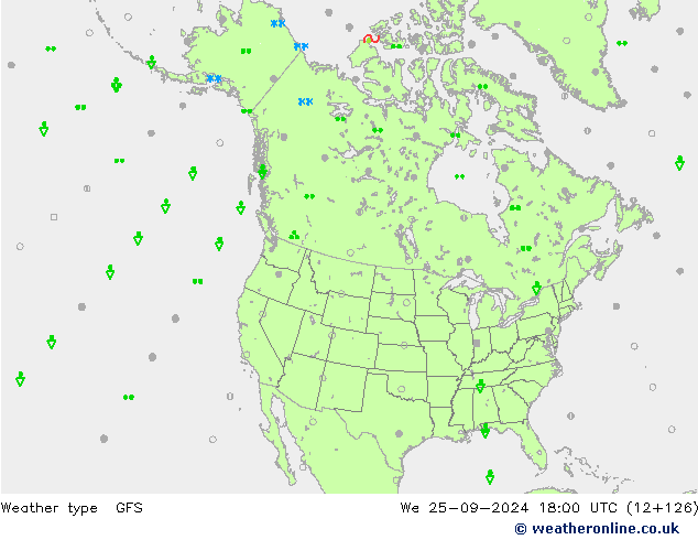 Modellwetter GFS Mi 25.09.2024 18 UTC