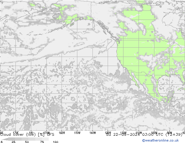 Nubi basse GFS dom 22.09.2024 03 UTC