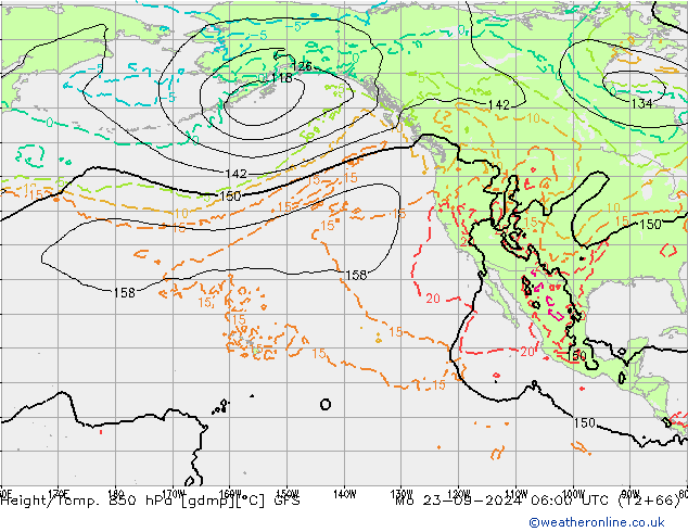 Z500/Rain (+SLP)/Z850 GFS Seg 23.09.2024 06 UTC