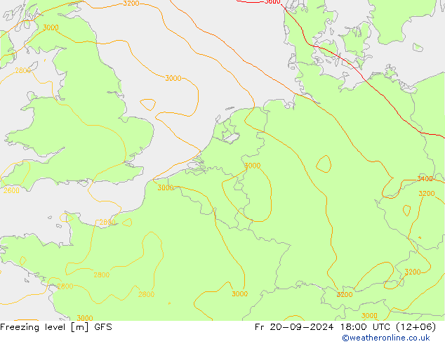 Frostgrenze GFS Fr 20.09.2024 18 UTC