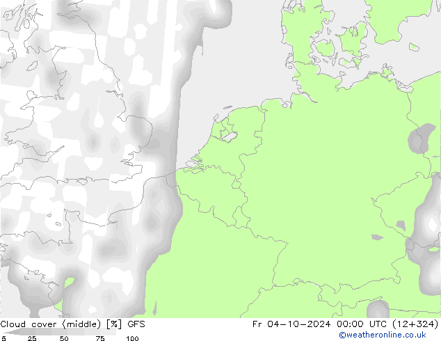 Bulutlar (orta) GFS Cu 04.10.2024 00 UTC