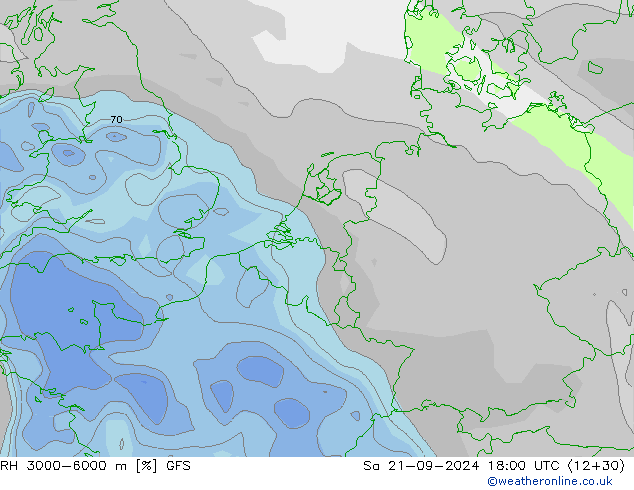 RV 3000-6000 m GFS za 21.09.2024 18 UTC