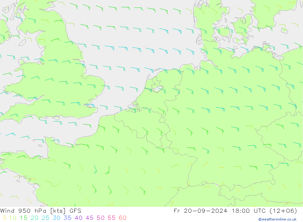 Prec 6h/Wind 10m/950 GFS Fr 20.09.2024 18 UTC