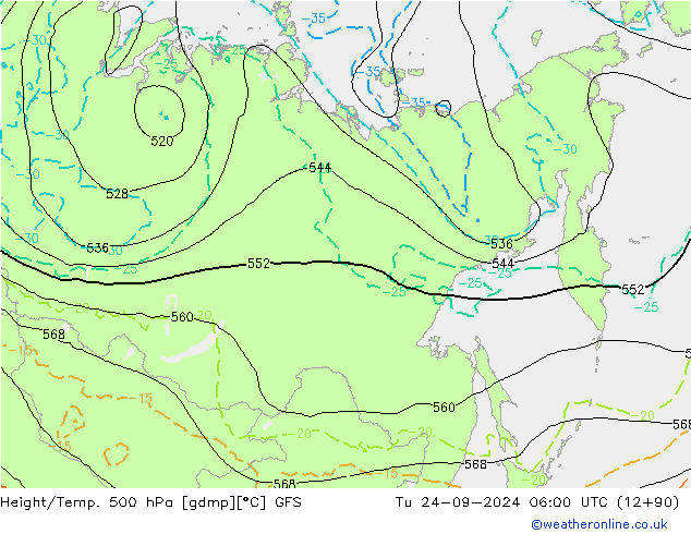 GFS: Tu 24.09.2024 06 UTC