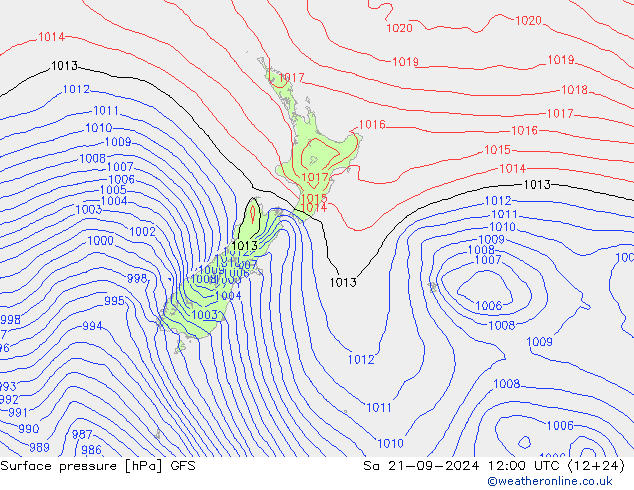 GFS: So 21.09.2024 12 UTC