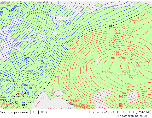 GFS: do 26.09.2024 18 UTC