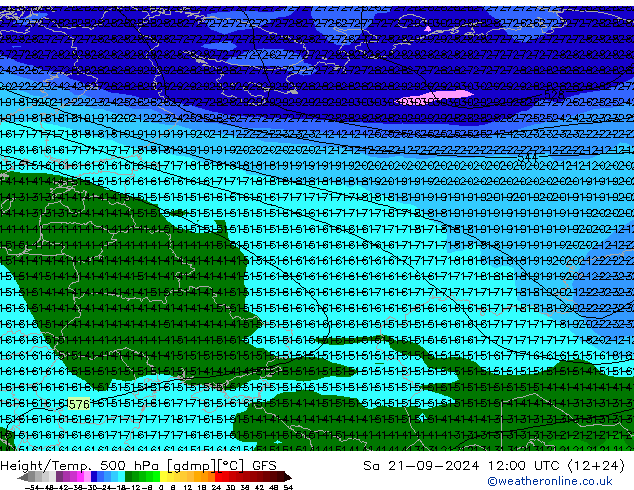 GFS: Sa 21.09.2024 12 UTC