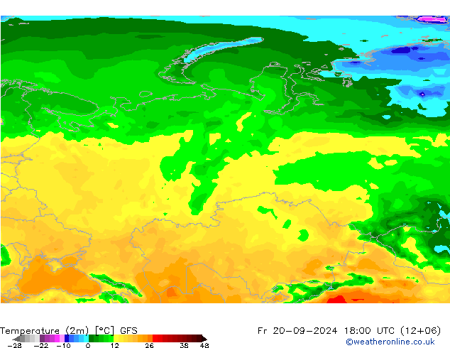 GFS: vie 20.09.2024 18 UTC