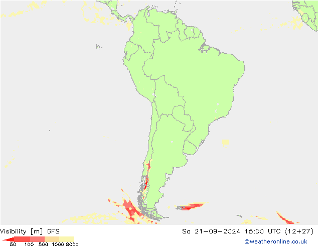 widzialność GFS so. 21.09.2024 15 UTC