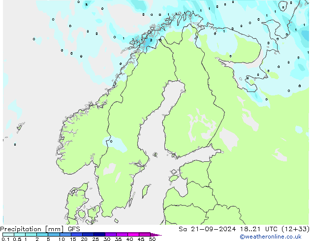 Neerslag GFS za 21.09.2024 21 UTC