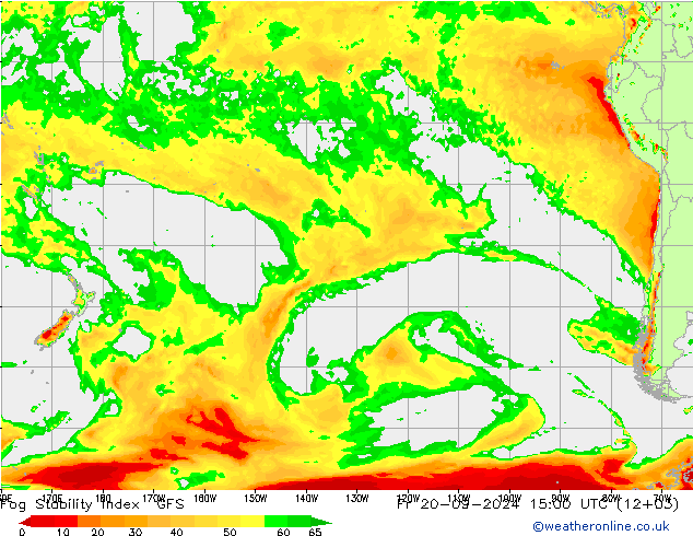 Fog Stability Index GFS Cu 20.09.2024 15 UTC