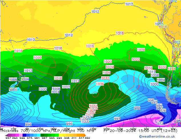 Thck 700-1000 hPa GFS Fr 20.09.2024 15 UTC