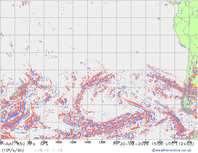 V-Adv. 850 hPa GFS Fr 20.09.2024 15 UTC