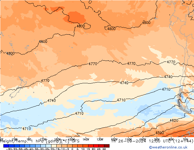 Height/Temp. 1 hPa GFS Th 26.09.2024 12 UTC