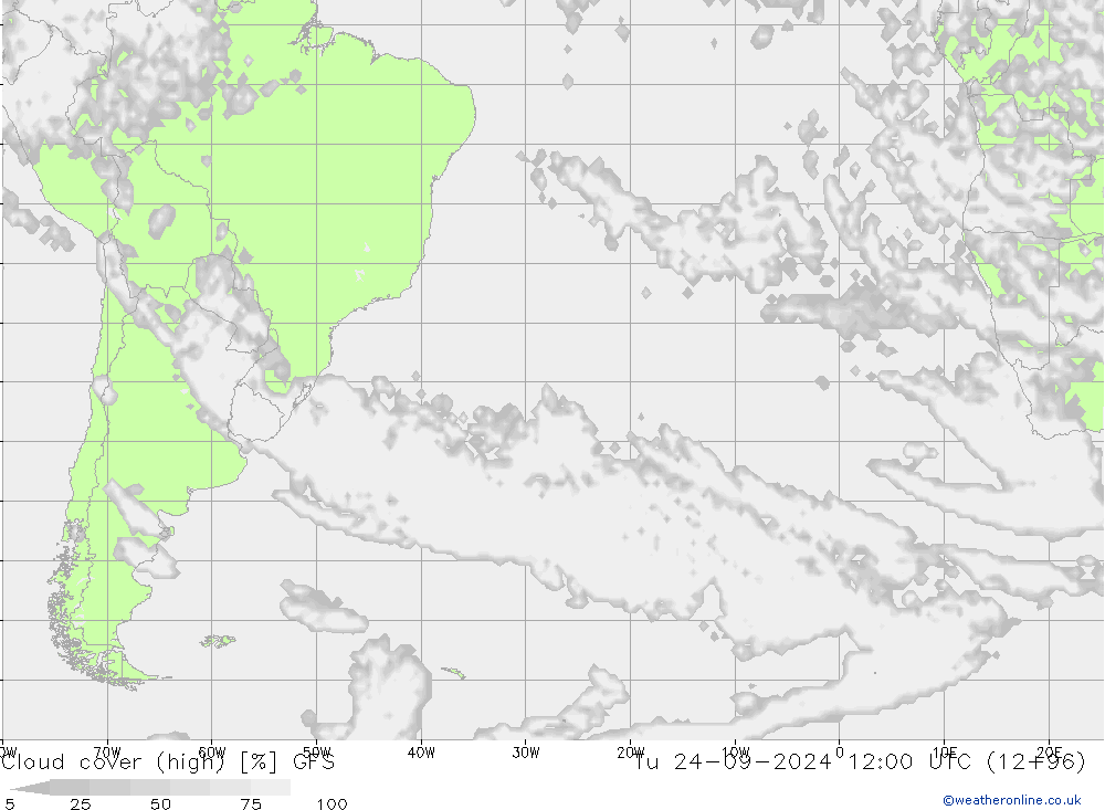 vysoký oblak GFS Září 2024