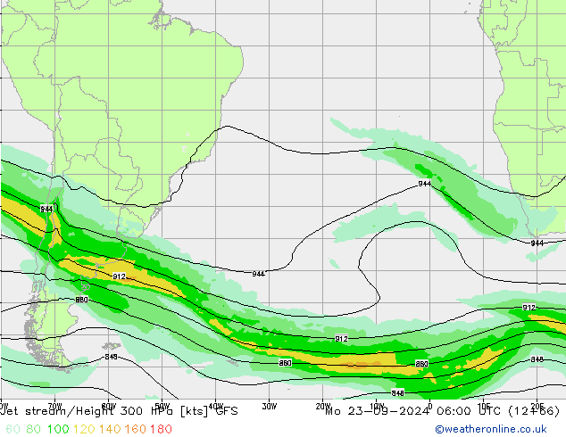 джет GFS пн 23.09.2024 06 UTC