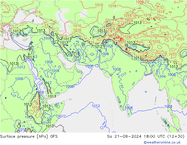 GFS: sab 21.09.2024 18 UTC