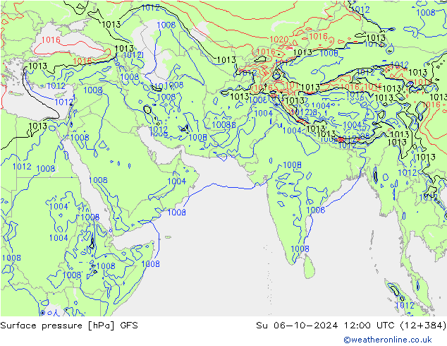 GFS: zo 06.10.2024 12 UTC