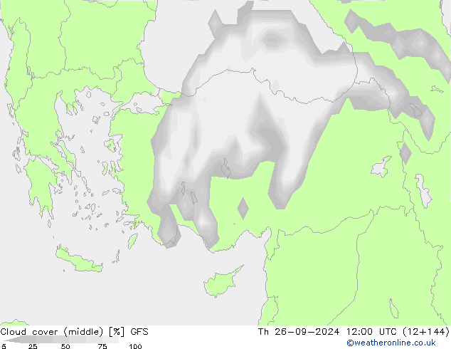 Nubes medias GFS jue 26.09.2024 12 UTC