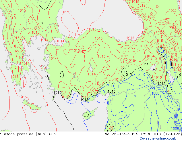 GFS: mié 25.09.2024 18 UTC