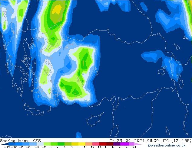 Soaring Index GFS Září 2024