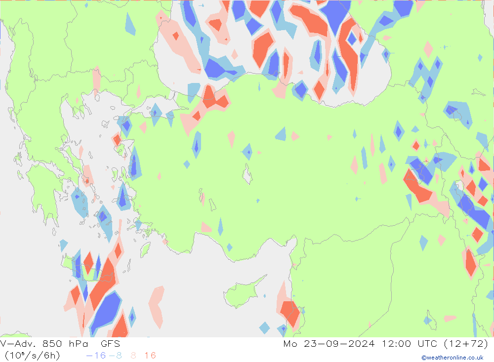 V-Adv. 850 hPa GFS Září 2024