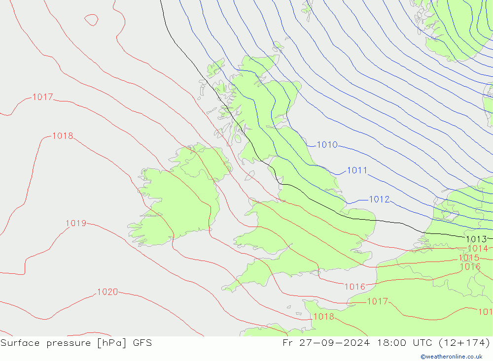 GFS:  27.09.2024 18 UTC