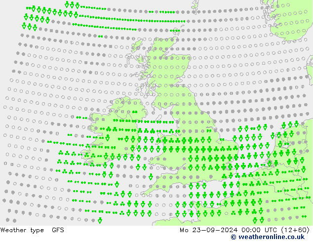 Weermodel GFS ma 23.09.2024 00 UTC