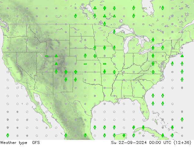 tipo de precipitação GFS Setembro 2024