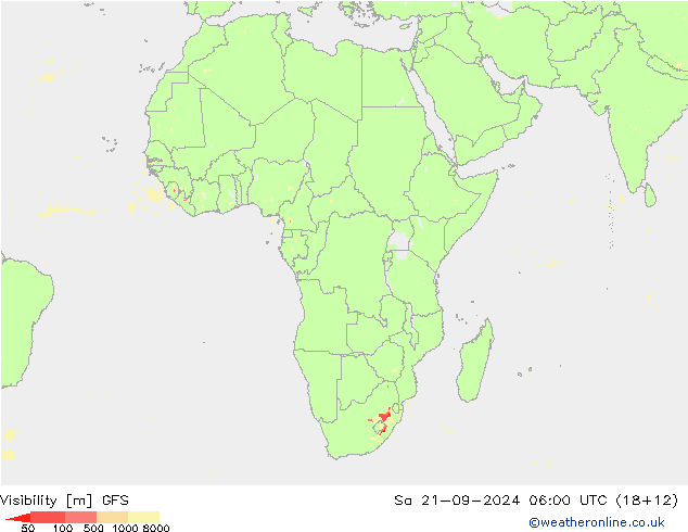 Visibilità GFS sab 21.09.2024 06 UTC